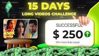 I Tried Long Video For 15 Days Shocking Results || 15 Days Long Video Challange 100% Successful |