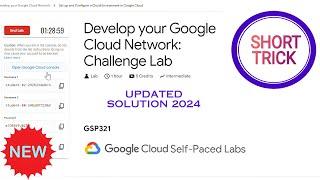 Develop your Google Cloud Network: Challenge Lab || 2024 || #GSP321 #qwiklabs #qwiklabsarcade2024