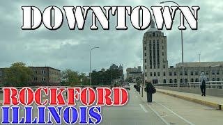 Rockford - Illinois - 4K Downtown Drive