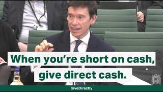 How to make global aid more effective with cash benchmarking | Rory Stewart