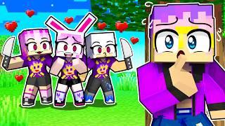 Escaping my CRAZY Fan GIRLS in Minecraft!