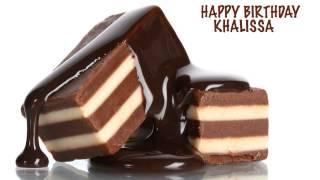 Khalissa  Chocolate - Happy Birthday