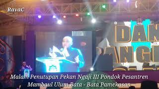 Sambutan RKH. M. Tohir Abd. Hamid, Dewan A'wan PP. MUBA | Malam Penutupan Pekan Ngaji III