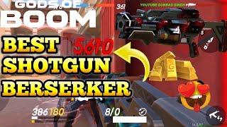 BERSERKER BEST GOLD SHOTGUN OP! GUNS OF BOOM GAMEPLAY