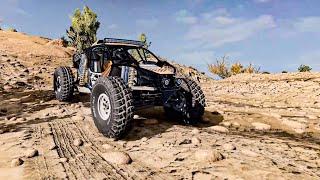 Thrilling Hilltop Off-Roading: 4x4 Rock Crawler in Realistic Terrain
