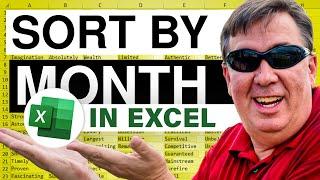 Excel - Sorting by Month Name With January First instead of April  - Episode 535