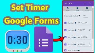 How to Set Timer on Google Forms | Add Timer to Google Forms