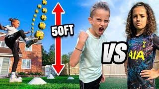 ROMAN VS FEMALE MESSI - EXTREME SKILLS BATTLE 