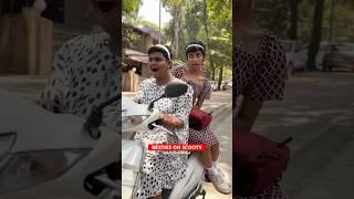 BESTIES ON SCOOTY #shorts #bestie #bestfriend #friends #love #comedy #funny #scooty #fun #explore