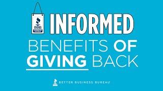 Informed - How to Give back With Your Business