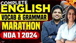 Complete English Marathon For NDA/CDS/AFCAT | English For NDA and CDS 1 2024 | Learn With Sumit