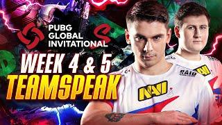 NAVI PUBG VOICE COMMS at PUBG Global Invitational.S 2021 (Week 4&5)