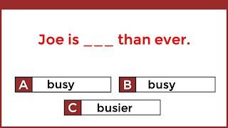 English Grammar Test ️ | 95% can't pass this quiz  #challenge 17