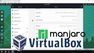 Running a Linux Manjaro in Virtualbox