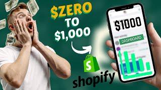 SHOPIFY NEW STORE FROM 0 TO $1,000 A DAY STEP-BY-STEP FREE YOUTUBE COURSE | SHOPIFY DROPSHIPPING