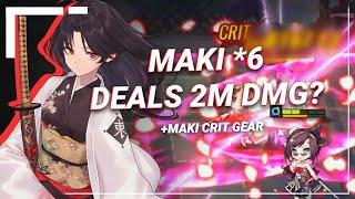 MAKI 6 STAR 2M DAMAGE IS IT POSSIBLE?? | ILLUSION CONNECT GLOBAL