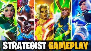 I played every STRATEGIST (SUPPORT) in Marvel Rivals Beta - Luna, Mantis, Adam, Racoon, Loki
