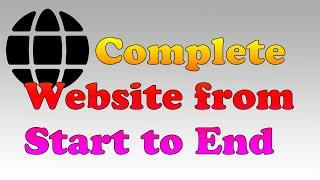 Complete Website From Scratch Using HTML and CSS - from Start to End