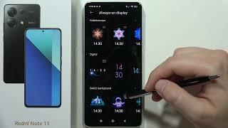 How to Enable Always On Display on Redmi Note 13 - Turn ON AOD