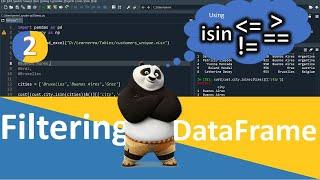 Filtering Pandas Dataframe With Single Or Multiple Conditional Operators Like IsIn, Not Equals to