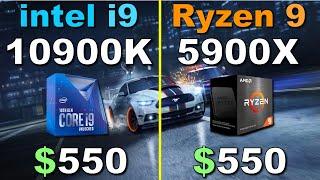 Ryzen 9 5900X vs. i9 10900K | Gaming Benchmark