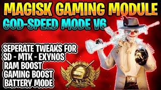 Best Magisk Gaming Module | GODSPEED MODE V6 | Best Magisk Module for BGMI/PUBG | PUBG Lag Fix