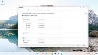 Setup AutoPlay on Windows 11
