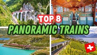 SWITZERLAND'S TOP 8 Panoramic Trains REVEALED: Glacier Express, Bernina Express, GoldenPass & More!
