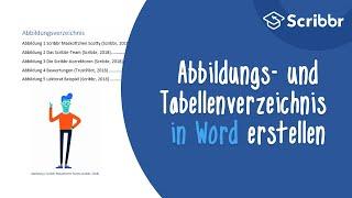 Abbildungsverzeichnis und Tabellenverzeichnis in Word erstellen – in 2 Minuten! | Scribbr 