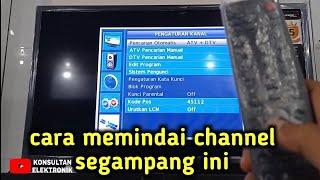 Cara Memindai Channel di TV Polytron, Menangkap Siaran Digital TV tanpa STB