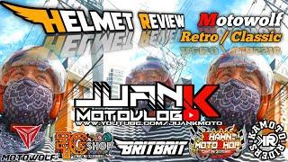 MOTOWOLF Retro helmet | REVIEW | JUAN K MOTO