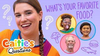 Let's Talk About Food! Is This Yummy? | Kids Answer! | Caitie's Questions