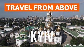 Kyiv from drone | 4k video | Ukraine, Kiev from above