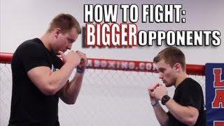 How to Fight Someone Bigger Than You - Overhand Right Punch