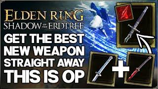 Shadow of the Erdtree - Get the BEST New OP Weapon EARLY FAST - Star-Lined Katana Guide Elden Ring!