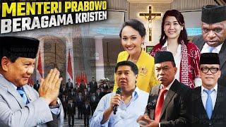 BUKTI PRABOWO MENJUJUNG TINGGI TOLERANSI! 10 Menteri & Wamen Kabinet Merah Putih Beragama Kristen