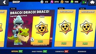 DRACO! LEGENDARY NEW BRAWLER!! LEGENDARY NEW GIFTS!! 14 NEW BRAWLERS!! BRAWL STARS UPDATE REWARDS!!