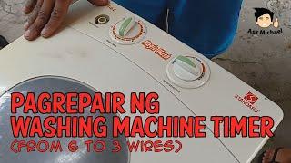 Repair ng Washing Machine Timer (from 6 to 3 wires)