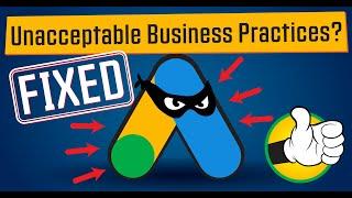 How to fix, Google Ads Unacceptable Business Practices policy. Part 1 - The Problem