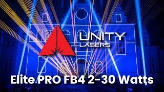 Unity ELITE PRO FB4 Series | 2-30 Watt Full Color RGB Lasers