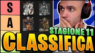 CLASSIFICA delle LEGGENDE della STAGIONE 11 [APEX LEGENDS ITA]