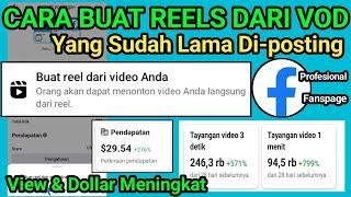 Cara Membuat Reels Dari Video Panjang Yang Sudah Lama Di Upload || FB Profesional