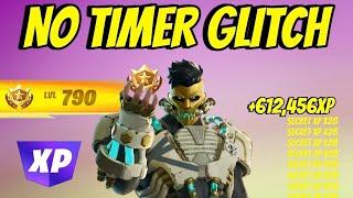 New *NO TIMER* Fortnite XP GLITCH to Level Up Fast in Chapter 5 Season 3! (750k XP)