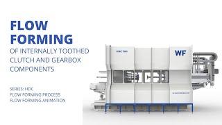 Flow forming of ultra-large and heavy gearbox components [Series: HDC] - a VR film