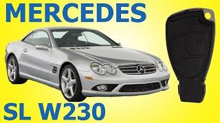 Мерседес СЛ w230 изготовление дубликата чип ключа зажигания в Минске. Mercedes SL Key Programming