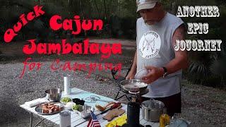 Quick Cajun Jambalaya for Camping (Louisiana Bayou Style, secret ingredient revealed at the end)