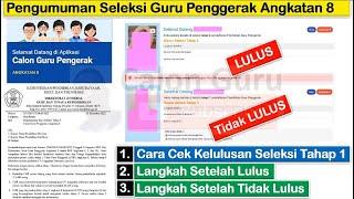 LIVE Cek Pengumuman Guru Penggerak Angkatan 8, Langkah Setelah LULUS dan Tidak LULUS Seleksi Tahap 1