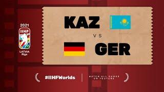 Highlights | KAZAKHSTAN vs GERMANY | #IIHFWorlds 2021