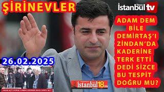 DEMİRTAŞ'I KİM CEZAEVİNDE UNUTTU?DEM PARTİ BİLE SANKİ CEZAEVİNDE ÇIKMASINI İSTEMİYOR GİBİ GÖRÜNÜYOR