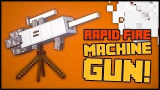 Rapid Fire MACHINE GUN for Minecraft 1.15 [1 Command]